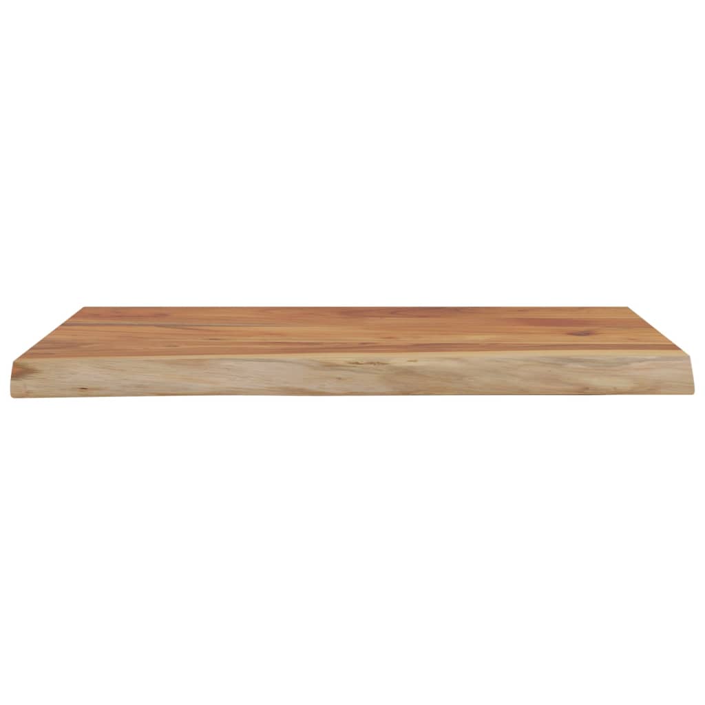 Zidna polica 40x30x2,5 cm pravokutna bagremovo drvo živi rub