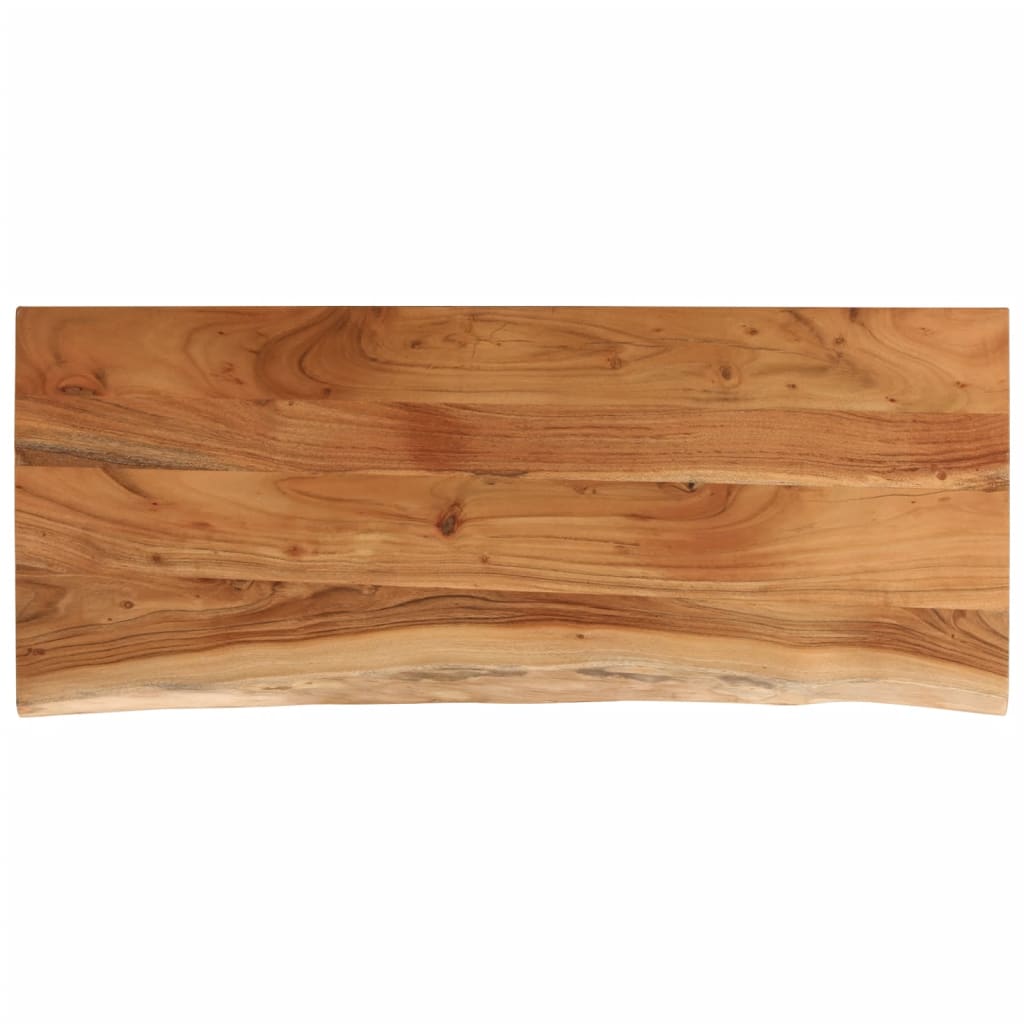 Stolna ploča 100x40x2,5 cm pravokutna bagremovo drvo živi rub