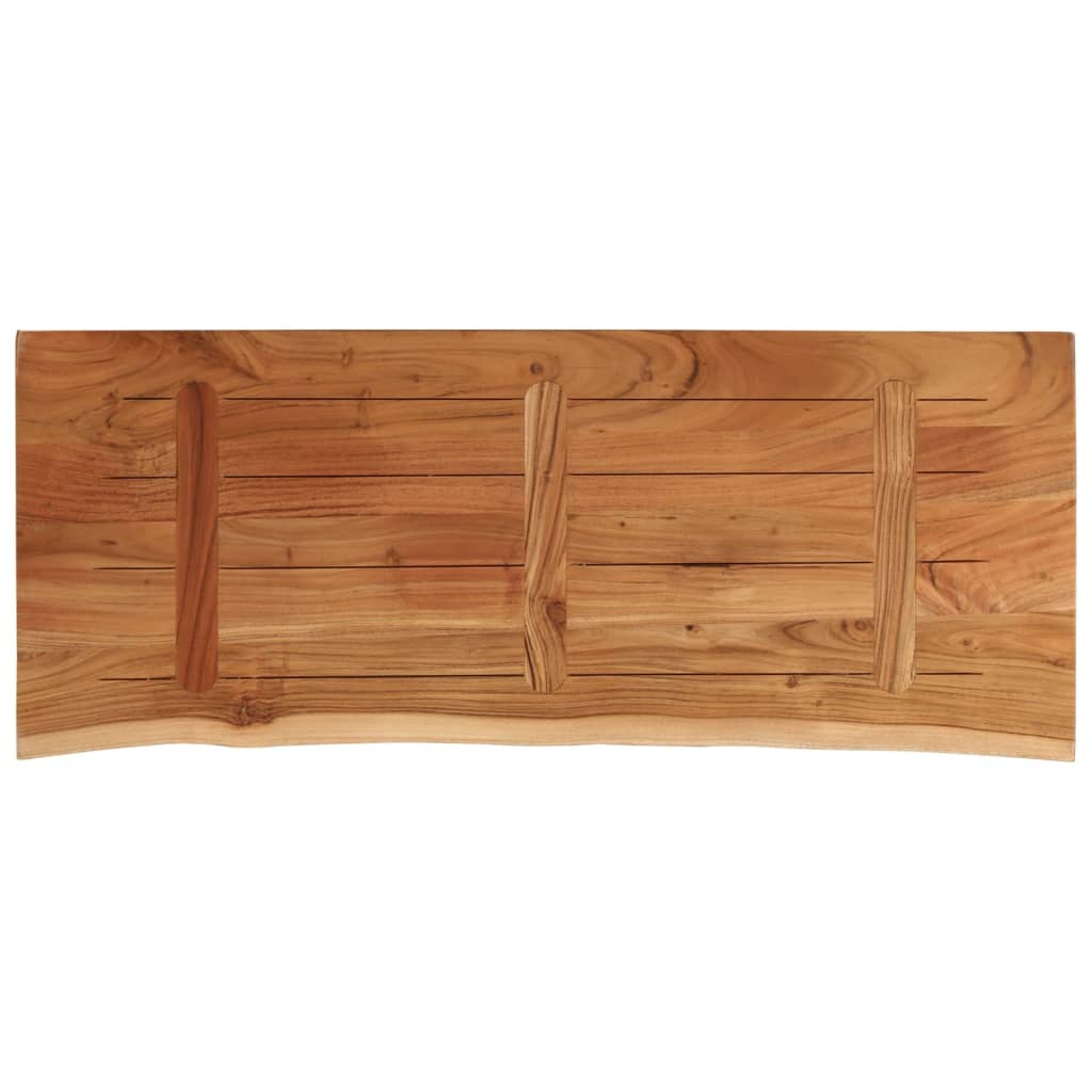 Stolna ploča 110x40x2,5 cm pravokutna bagremovo drvo živi rub