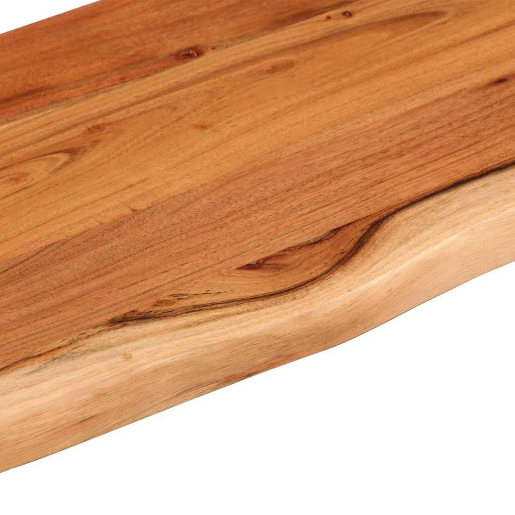 Stolna ploča 120x40x2,5 cm pravokutna bagremovo drvo živi rub