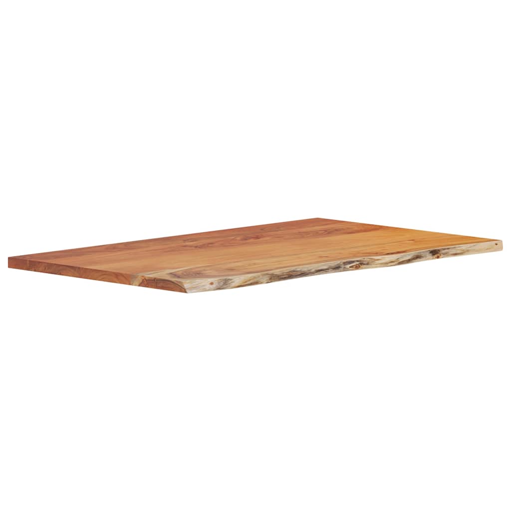 Kupaonska radna ploča 90x60x2,5 cm pravokutna od drva bagrema