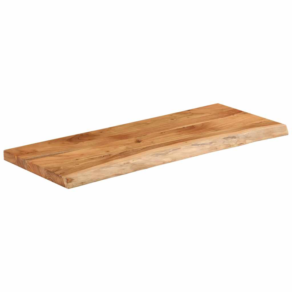 Kupaonska radna ploča 140x60x2,5 cm pravokutna od drva bagrema