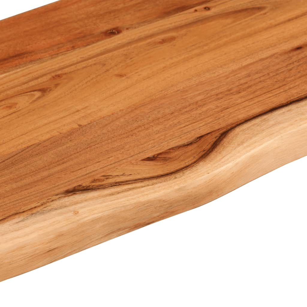 Stolna ploča 120x40x3,8 cm pravokutna bagremovo drvo živi rub