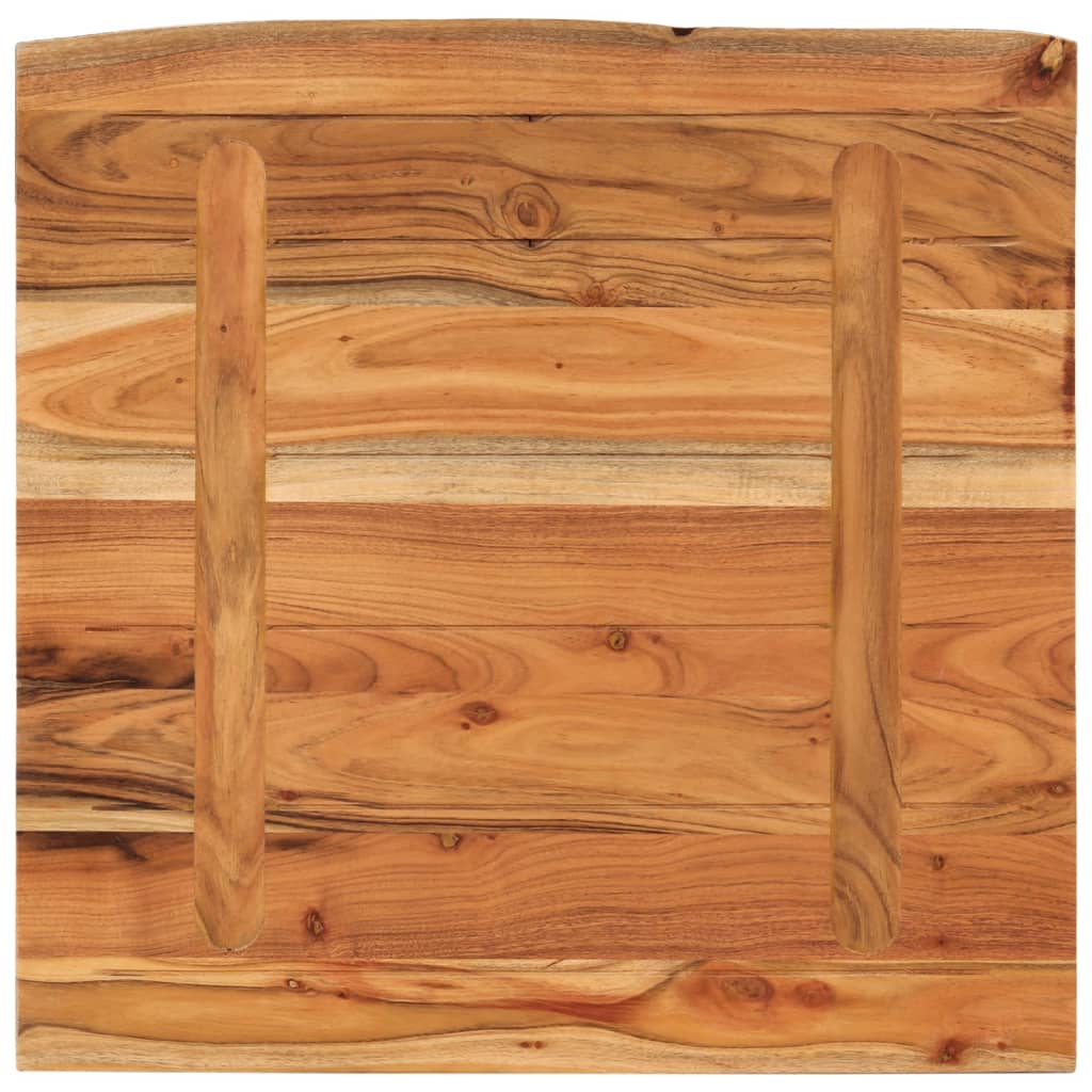 Kupaonska radna ploča 60x60x3,8 cm četvrtasta od drva bagrema
