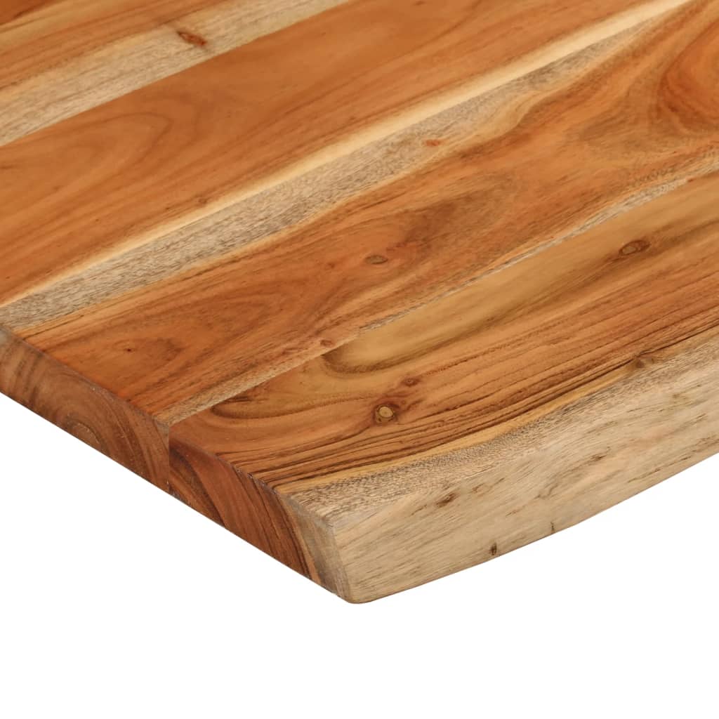 Kupaonska radna ploča 70x60x3,8 cm pravokutna od drva bagrema