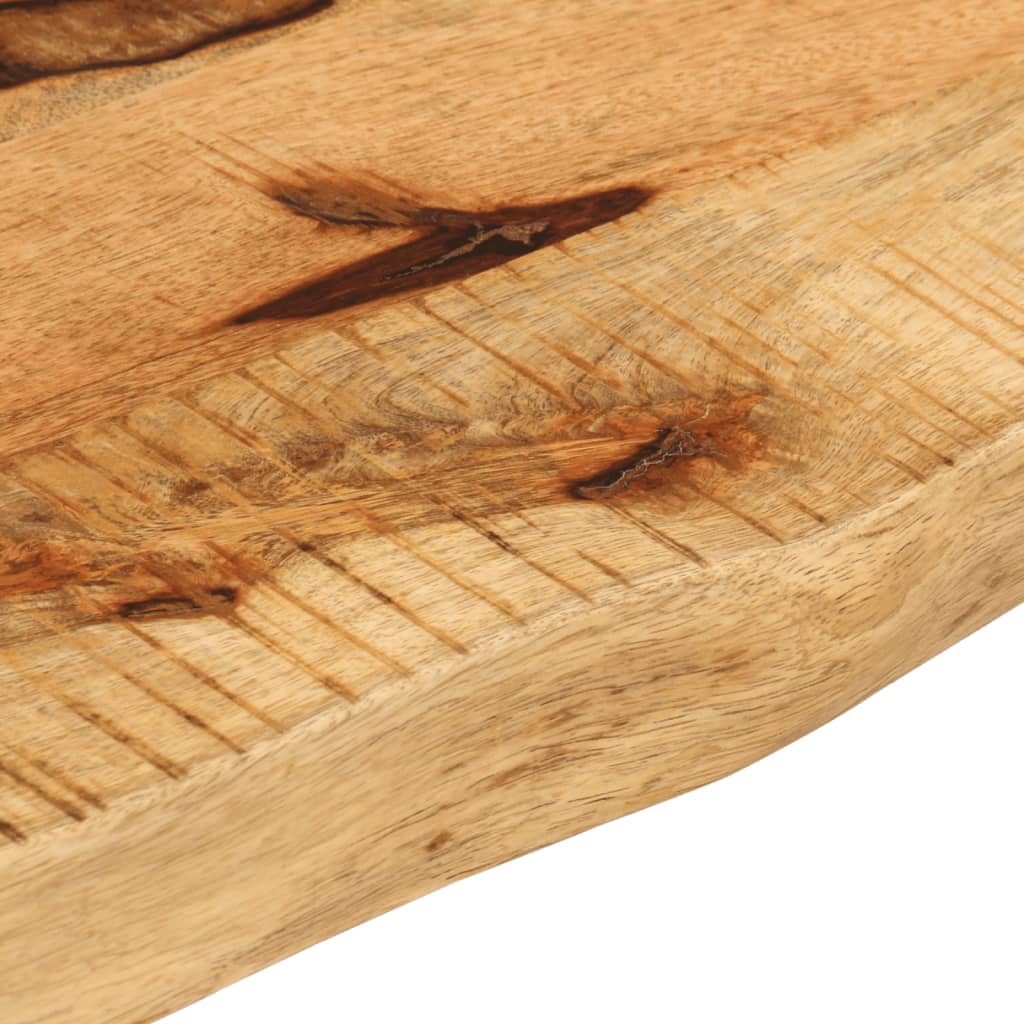 Ploča stola 70x40x2,5 cm Live Edge Puno drvo Grubo Mango
