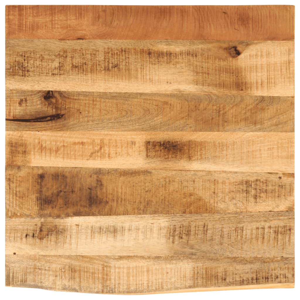 Stolna ploča 60 x 60 x 2,5 cm masivno drvo manga sa živim rubom