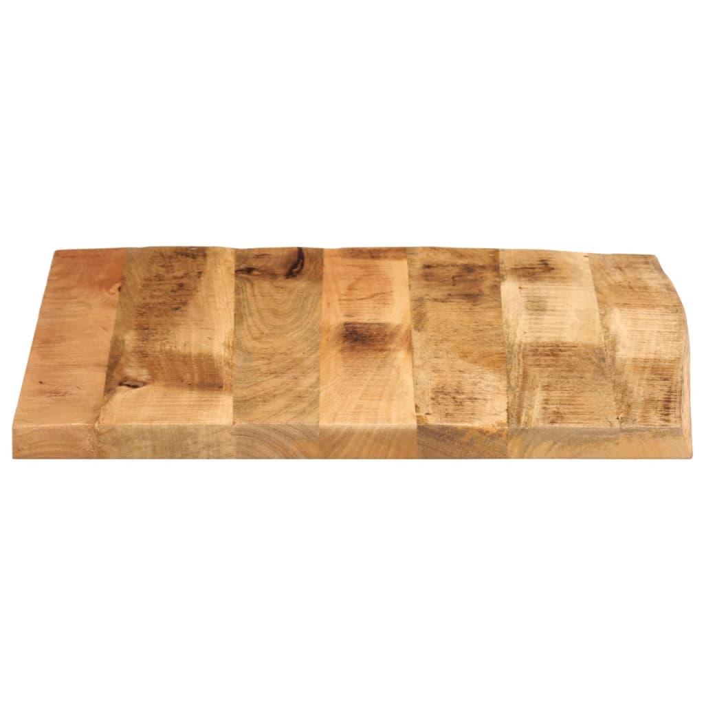 Stolna ploča 60 x 60 x 2,5 cm masivno drvo manga sa živim rubom
