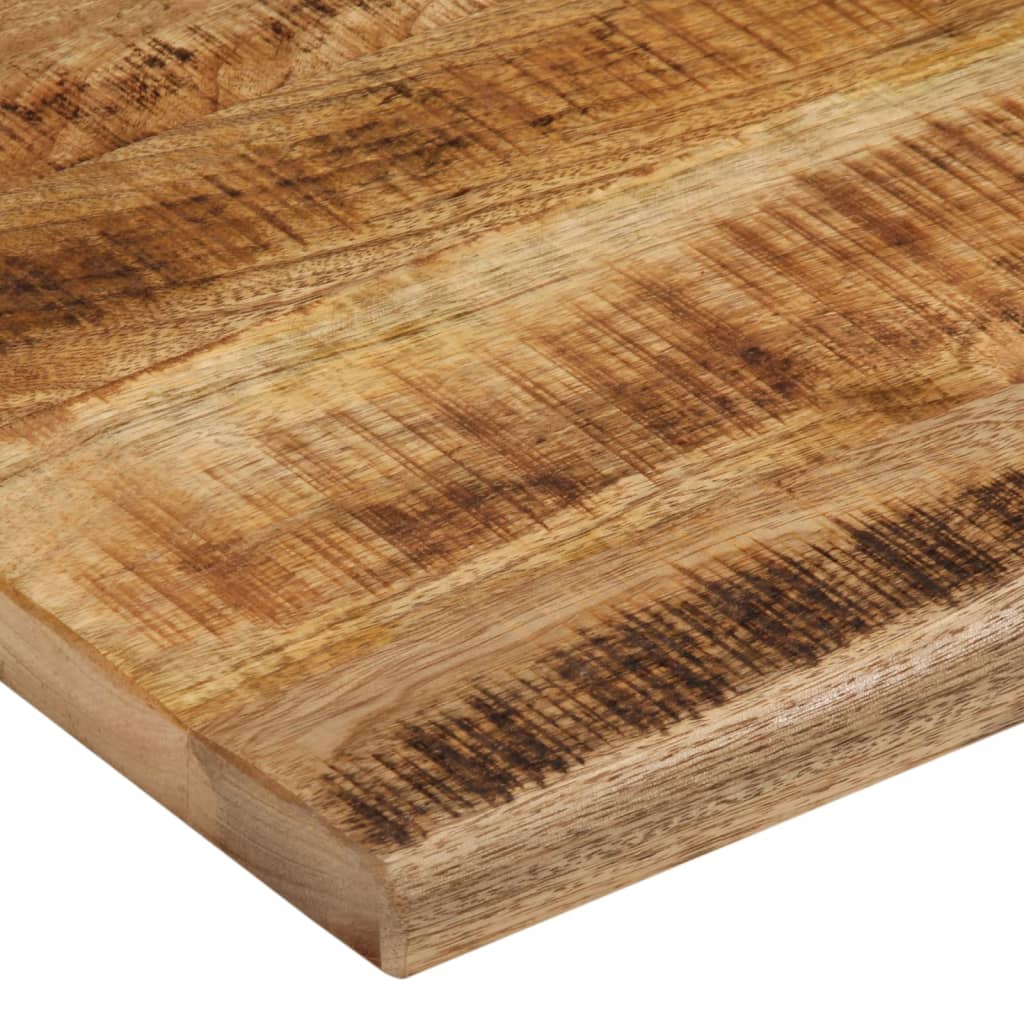Stolna ploča 90 x 80 x 2,5 cm masivno drvo manga sa živim rubom