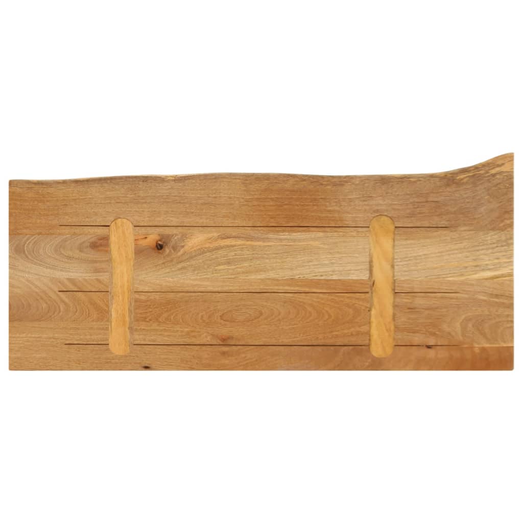 Stolna ploča sa živim rubom 70x30x2,5 cm od masivnog drva manga