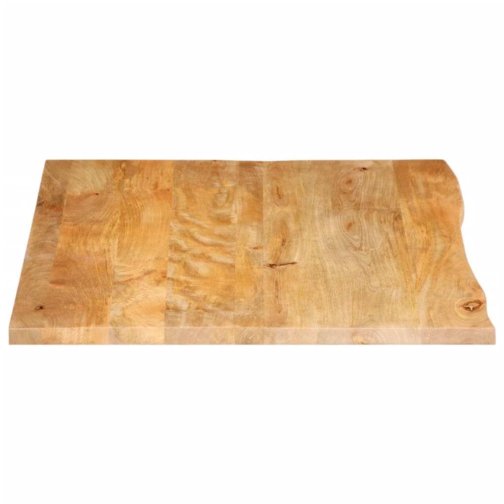 Stolna ploča sa živim rubom 90x80x2,5 cm od masivnog drva manga