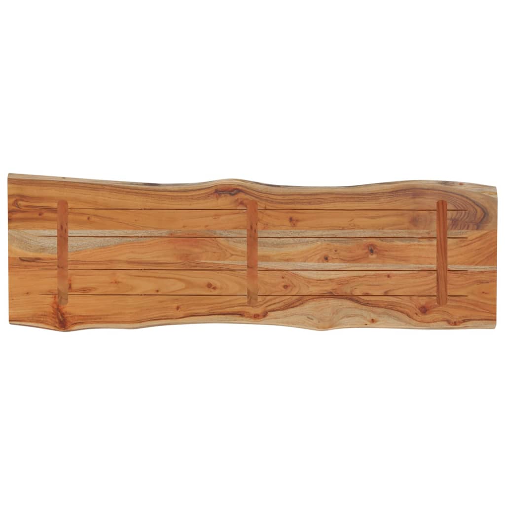 Stolna ploča 110x40x2,5 cm pravokutna bagremovo drvo živi rub