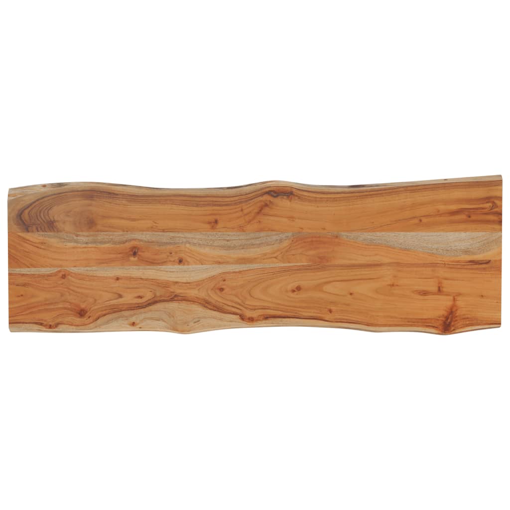 Stolna ploča 120x40x2,5 cm pravokutna bagremovo drvo živi rub