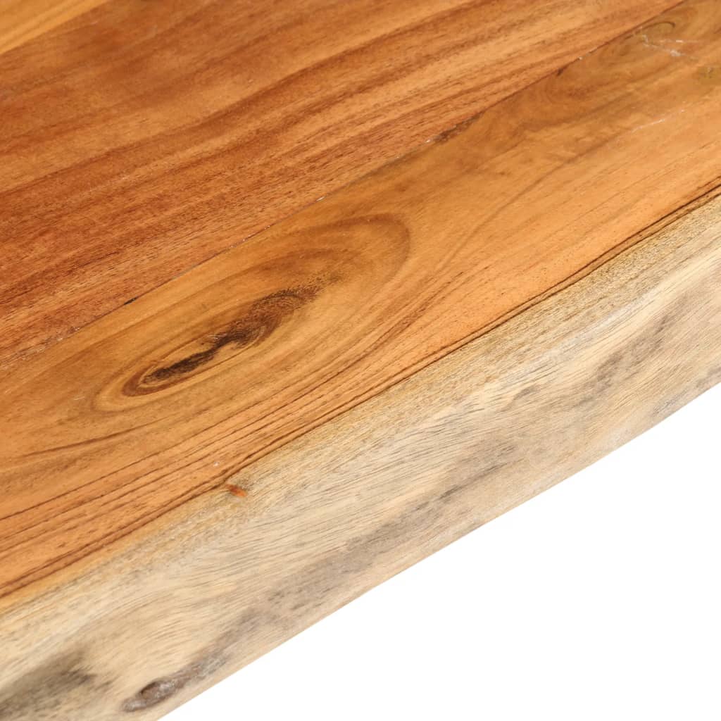 Stolna ploča 140x60x2,5 cm pravokutna bagremovo drvo živi rub