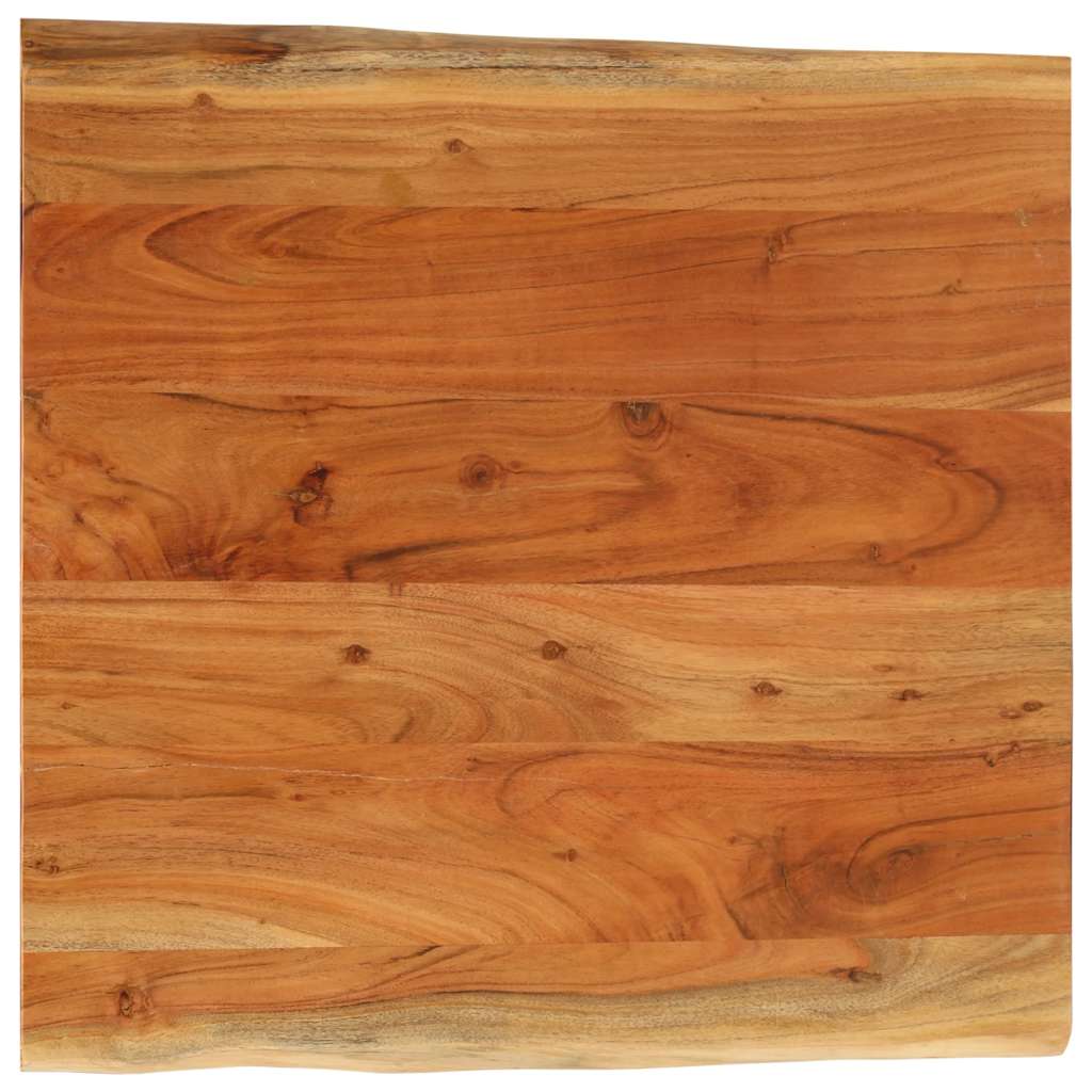 Stolna ploča 80x80x2,5 cm četvrtasta od bagrema sa živim rubom