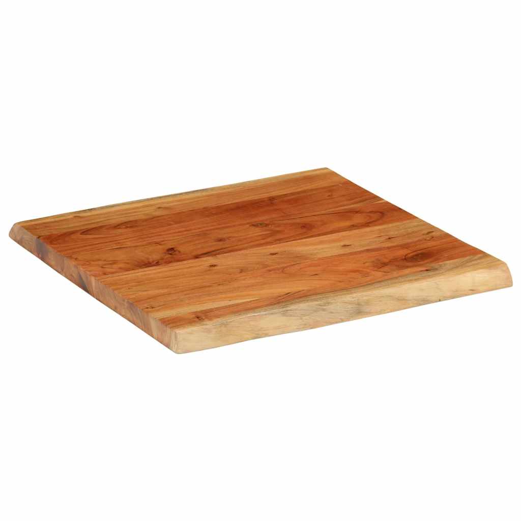 Stolna ploča 80x80x2,5 cm četvrtasta od bagrema sa živim rubom