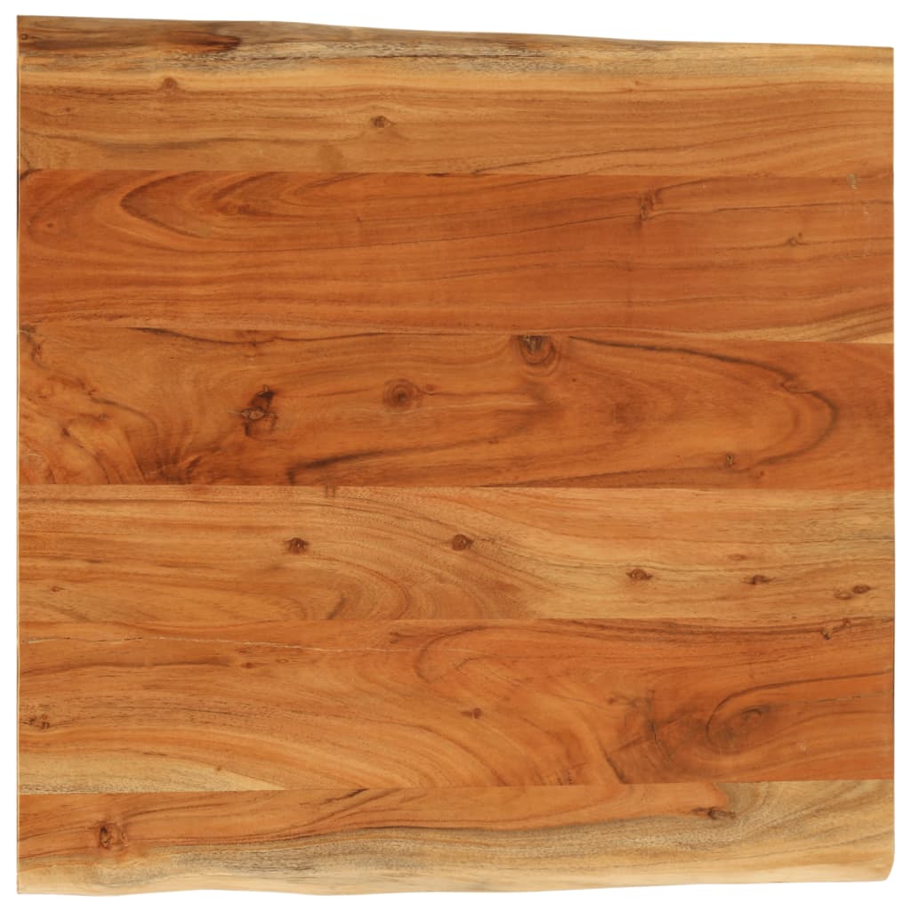 Stolna ploča 40x40x3,8 cm četvrtasta od bagrema sa živim rubom