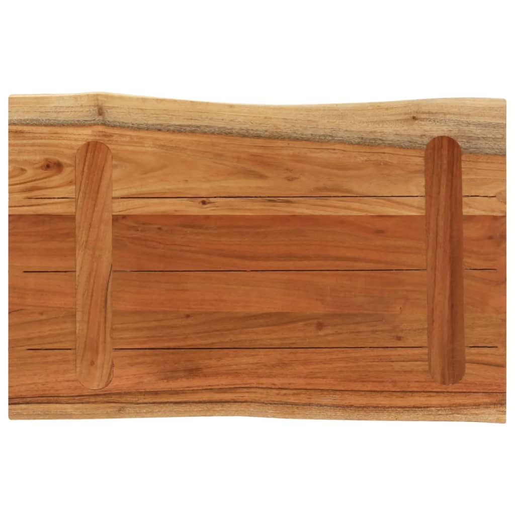 Stolna ploča 60x40x3,8 cm pravokutna bagremovo drvo živi rub