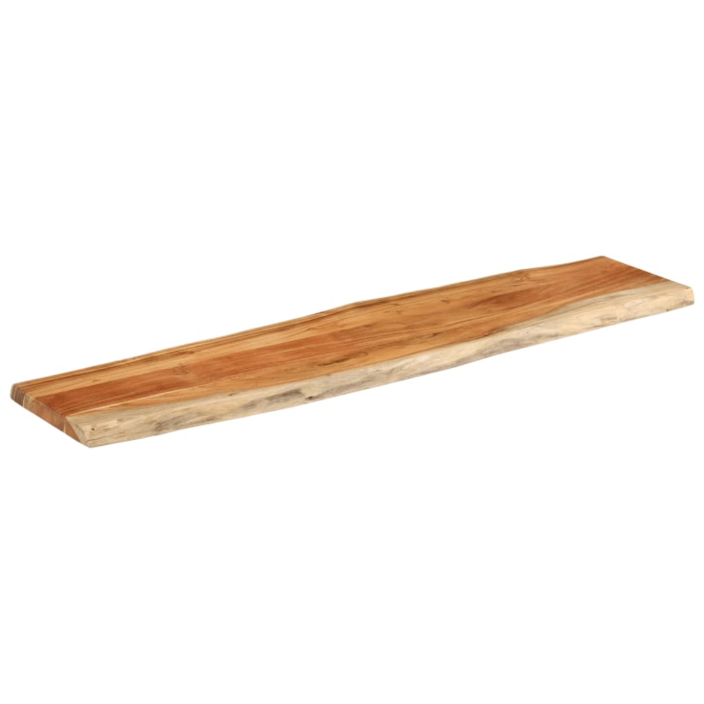 Stolna ploča 160x40x3,8 cm pravokutna bagremovo drvo živi rub