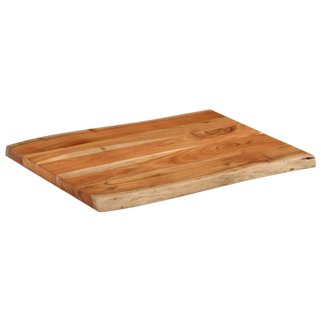 Stolna ploča 80x60x3,8 cm pravokutna bagremovo drvo živi rub