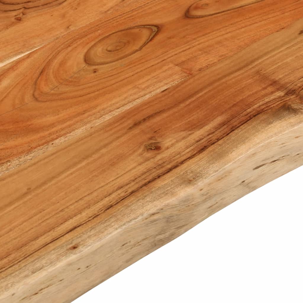 Stolna ploča 90x60x3,8 cm pravokutna bagremovo drvo živi rub