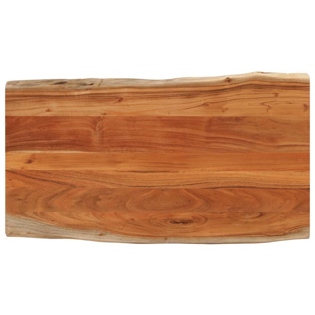 Stolna ploča 120x60x3,8 cm pravokutna bagremovo drvo živi rub