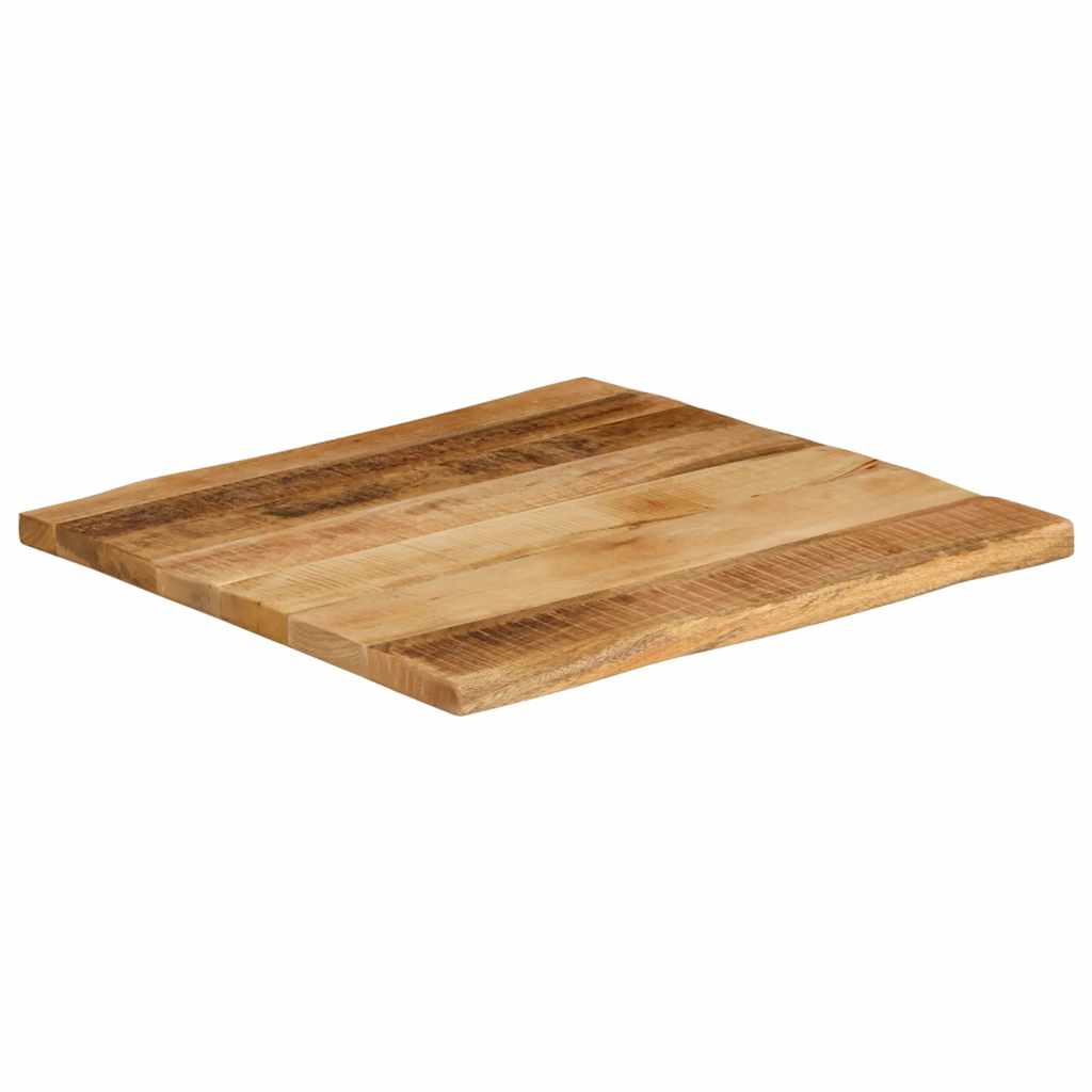 Stolna ploča sa živi rub 40x40x2,5 cm masivno grubo drvo manga
