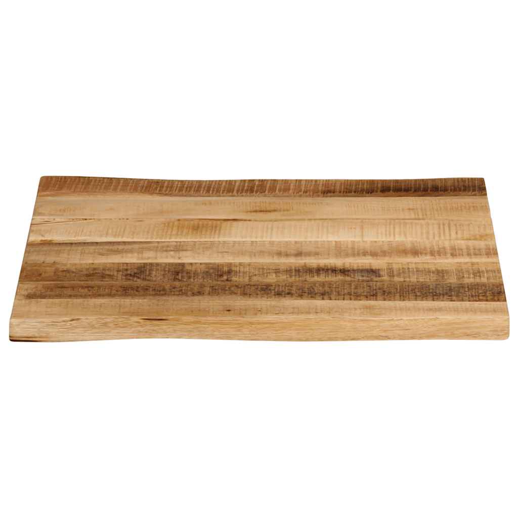 Stolna ploča sa živi rub 40x40x2,5 cm masivno grubo drvo manga