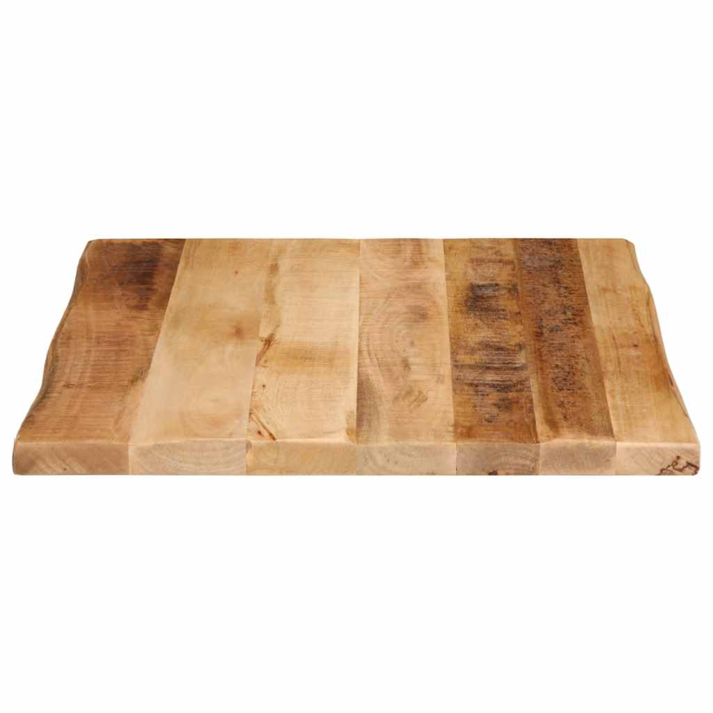 Stolna ploča sa živi rub 40x40x2,5 cm masivno grubo drvo manga