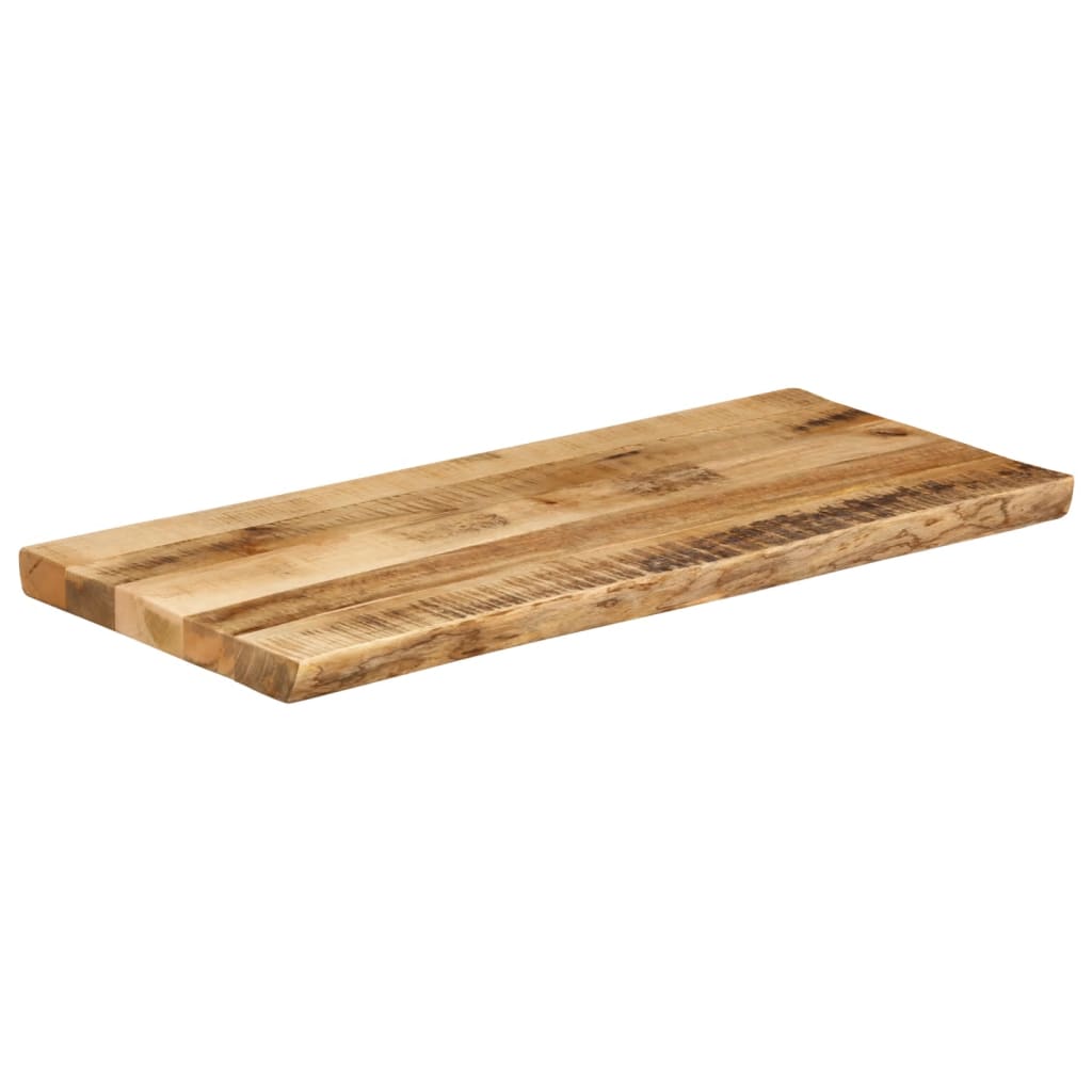 Stolna ploča sa živi rub 80x40x2,5 cm masivno grubo drvo manga