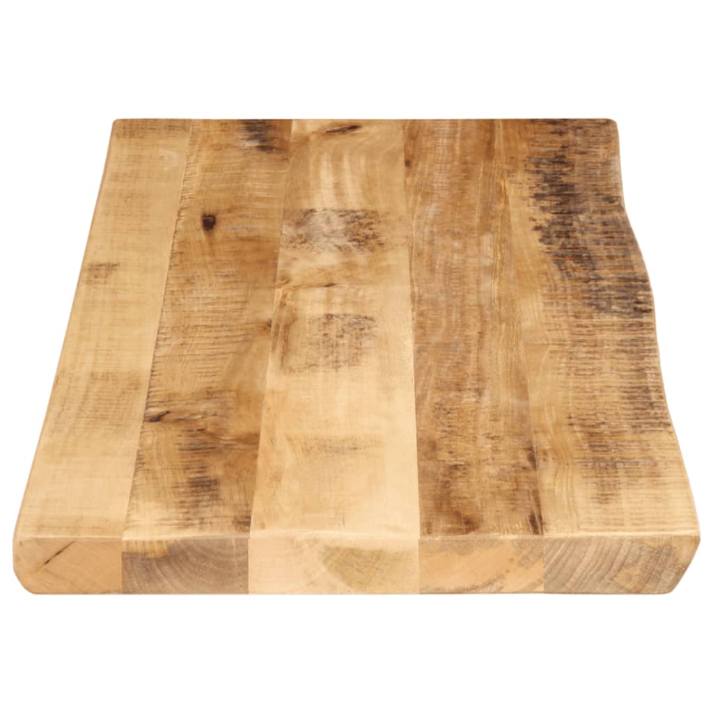 Stolna ploča sa živi rub 90x40x2,5 cm masivno grubo drvo manga