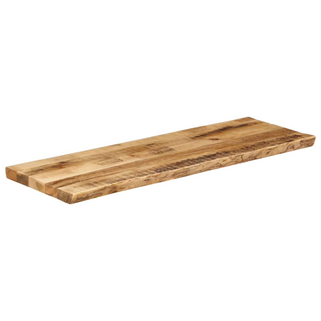 Stolna ploča sa živi rub 120x40x2,5cm masivno grubo drvo manga
