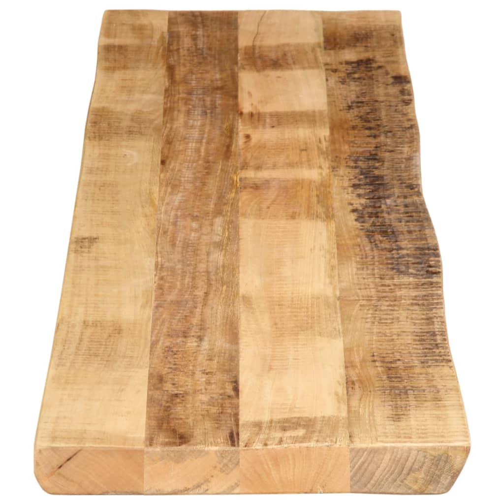 Stolna ploča sa živi rub 180x40x2,5cm masivno grubo drvo manga