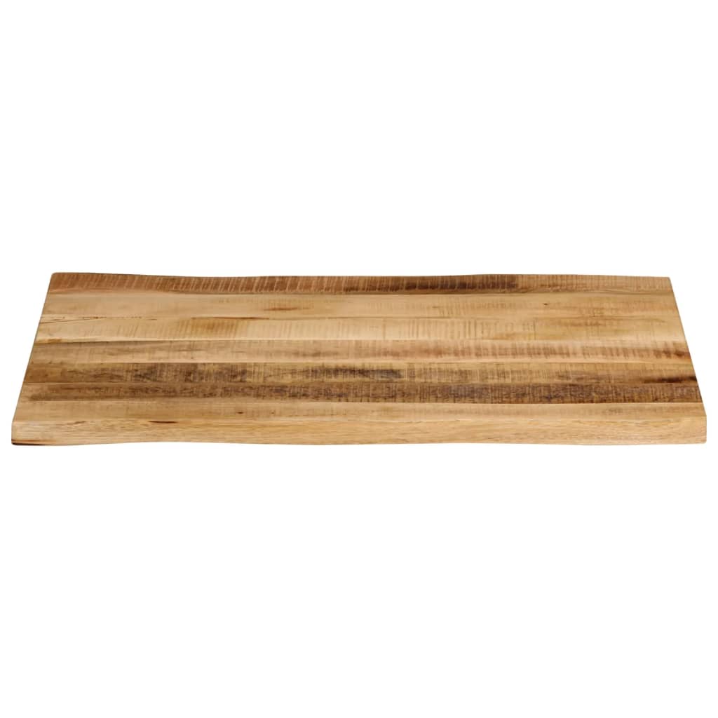 Stolna ploča sa živi rub 70x60x2,5 cm masivno grubo drvo manga