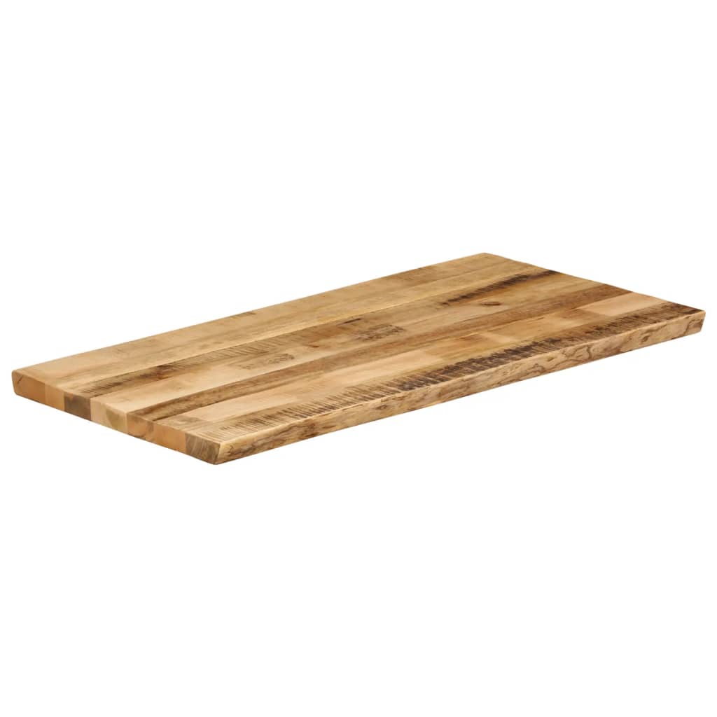 Stolna ploča sa živi rub 100x60x2,5 cm masivno grubo drvo manga