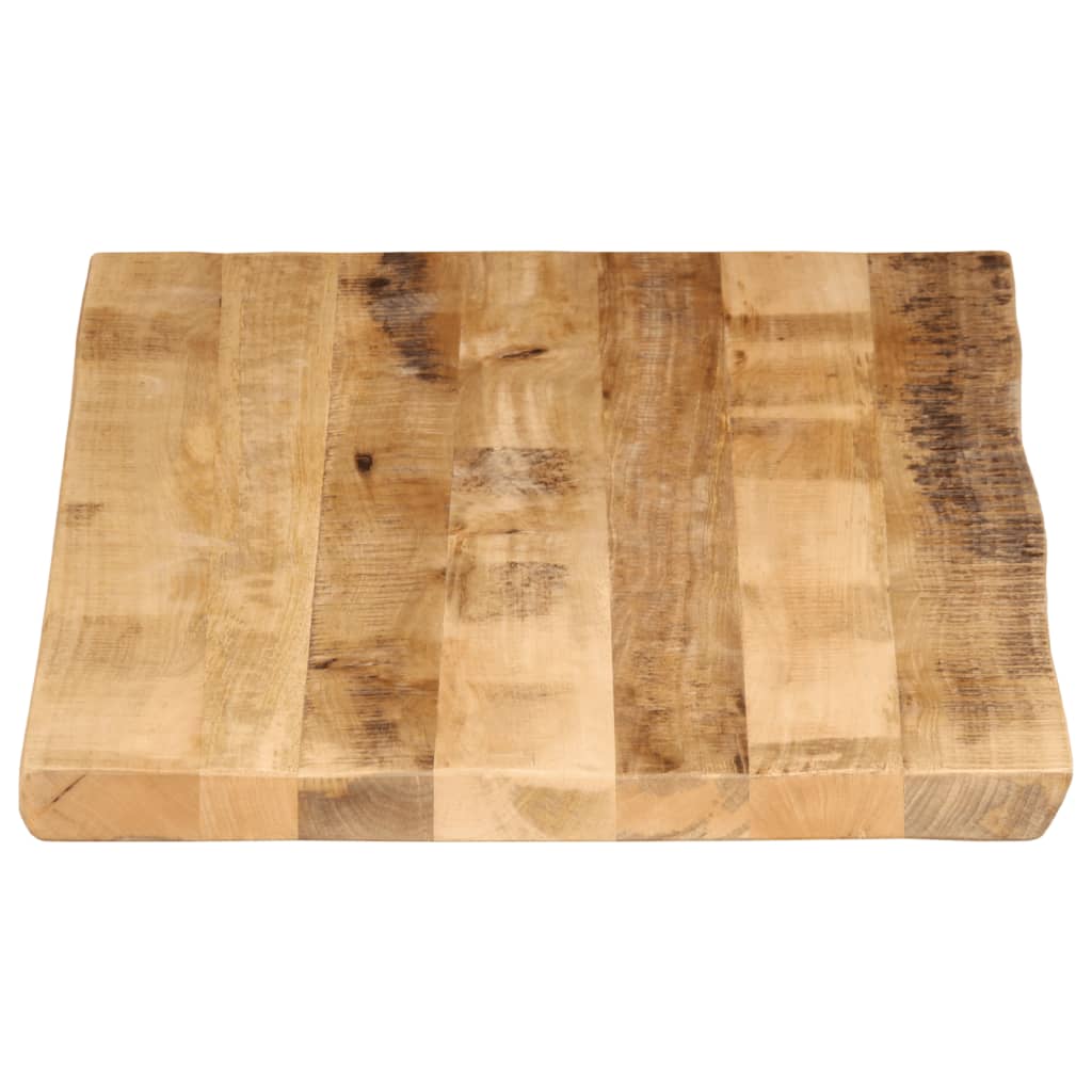 Stolna ploča sa živi rubm 120x60x2,5cm masivno grubo drvo manga