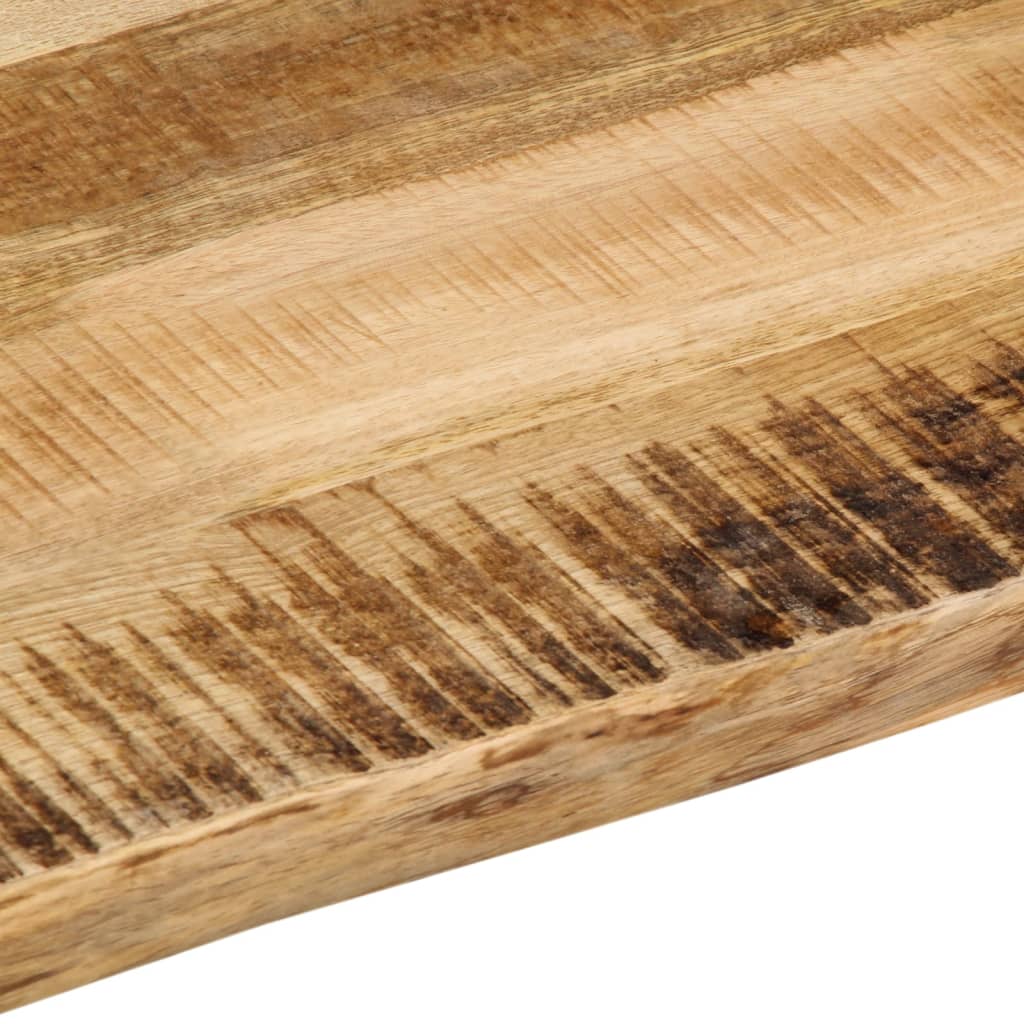 Stolna ploča sa živi rub 100x80x2,5cm masivno grubo drvo manga
