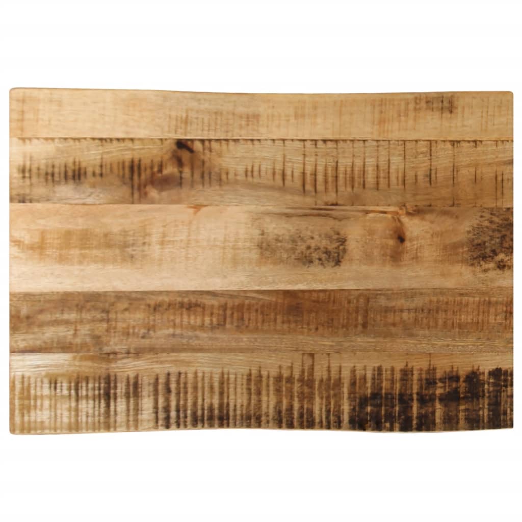 Stolna ploča sa živi rub 60x40x3,8 cm masivno grubo drvo manga