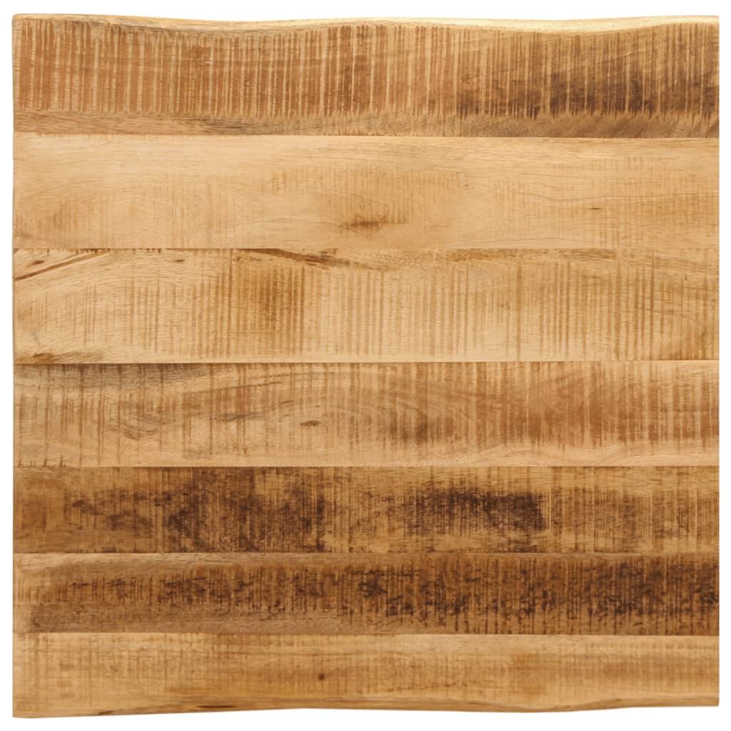 Stolna ploča sa živi rub 60x60x3,8 cm masivno grubo drvo manga