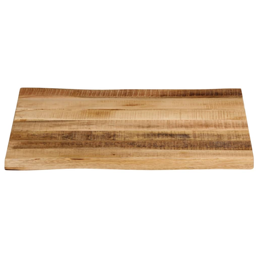 Stolna ploča sa živi rub 60x60x3,8 cm masivno grubo drvo manga