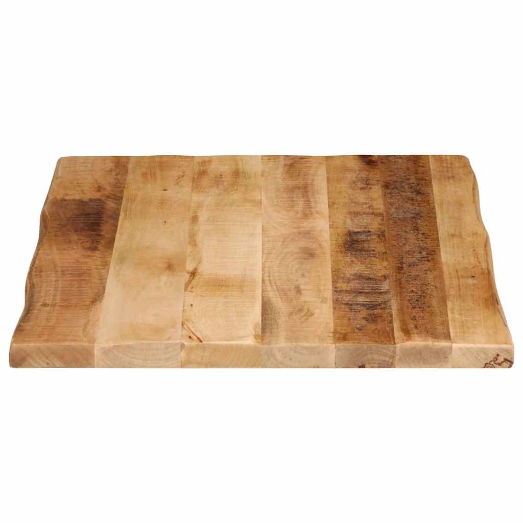 Stolna ploča sa živi rub 70x60x3,8 cm masivno grubo drvo manga