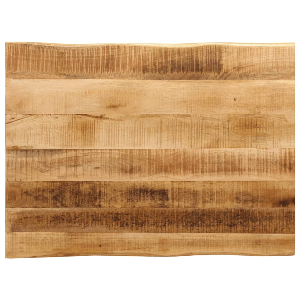 Stolna ploča sa živi rub 80x60x3,8 cm masivno grubo drvo manga
