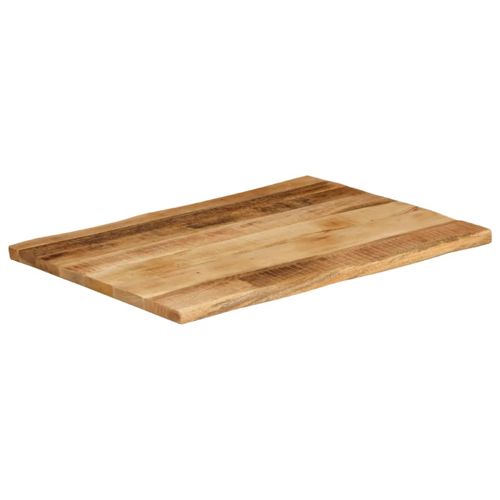 Stolna ploča sa živi rub 80x60x3,8 cm masivno grubo drvo manga