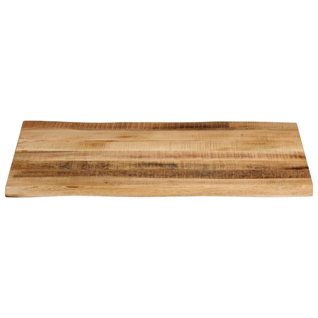 Stolna ploča sa živi rub 80x60x3,8 cm masivno grubo drvo manga
