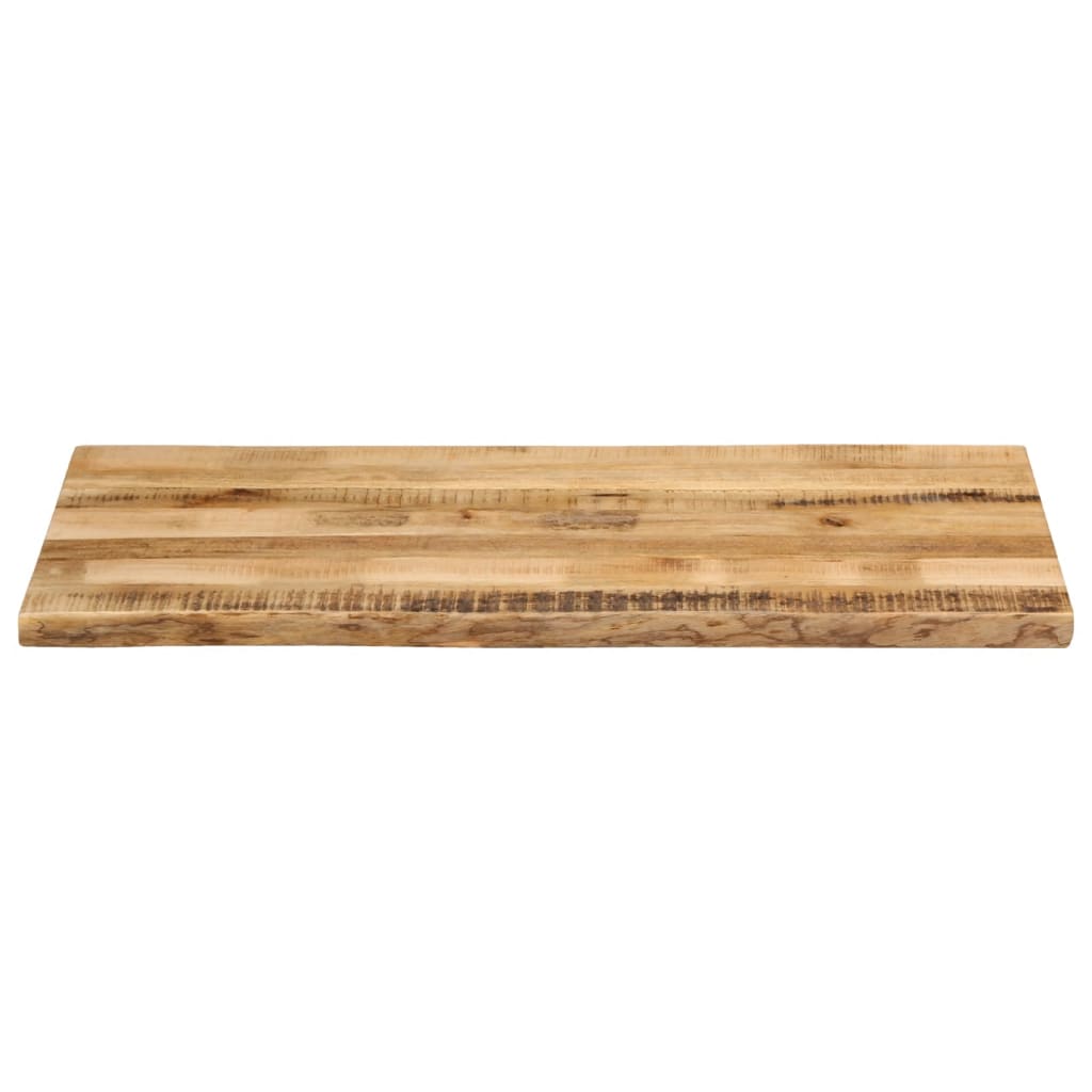 Stolna ploča sa živi rub 120x60x3,8 cm masivno grubo drvo manga