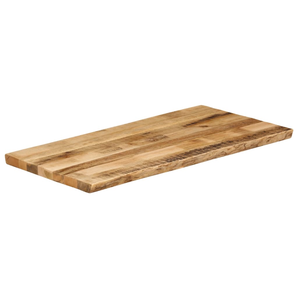 Stolna ploča sa živi rub 120x60x3,8 cm masivno grubo drvo manga