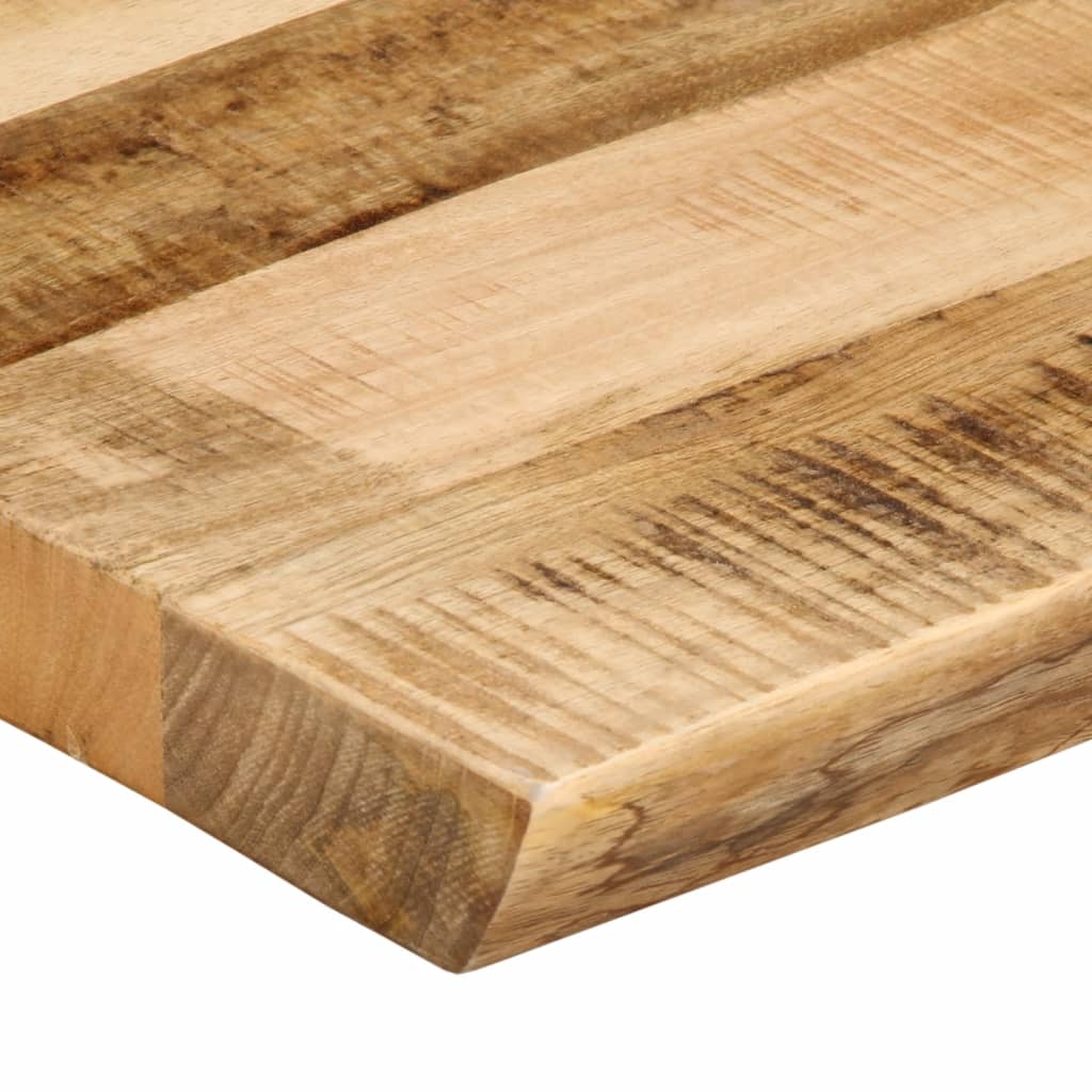 Stolna ploča sa živi rub 120x60x3,8 cm masivno grubo drvo manga