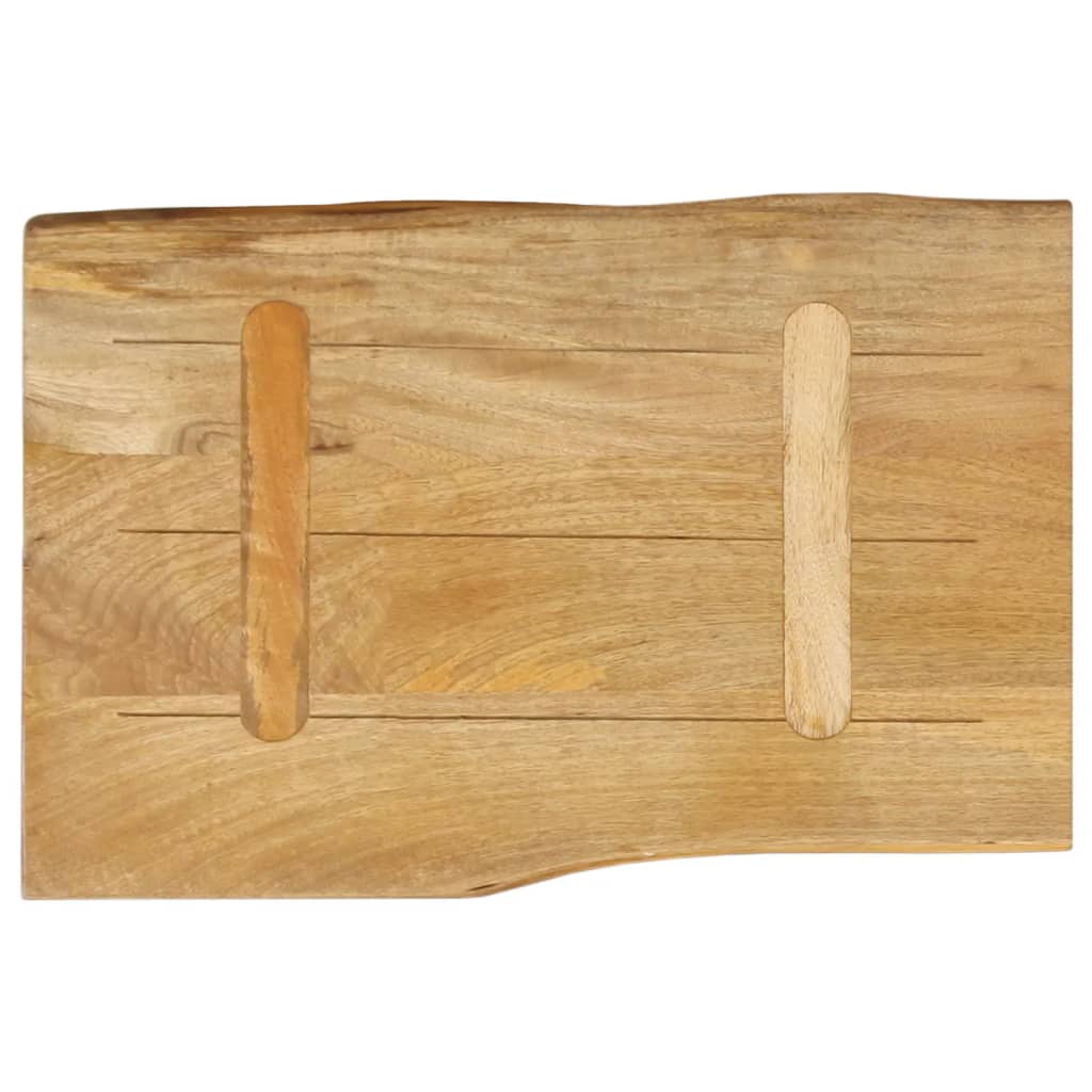 Stolna ploča 50x40x2,5 cm od masivnog drva manga sa živim rubom
