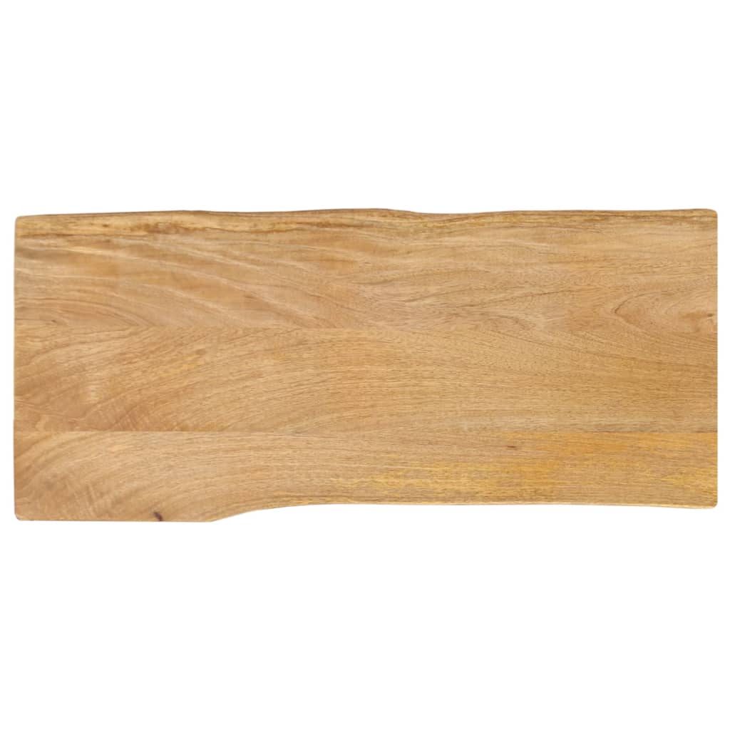 Stolna ploča 80x40x2,5 cm od masivnog drva manga sa živim rubom