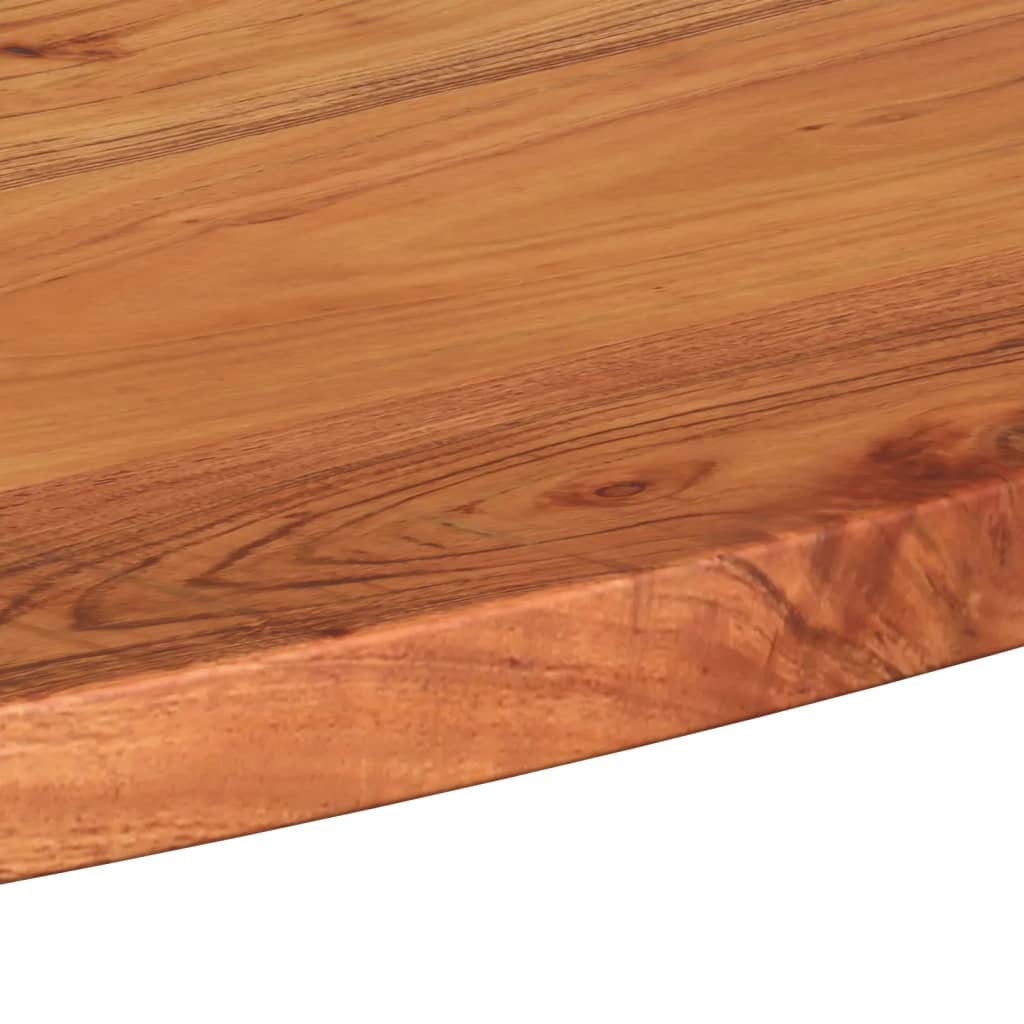 Stolna ploča 80 x 40 x 2,5 cm ovalna od masivnog drva bagrema